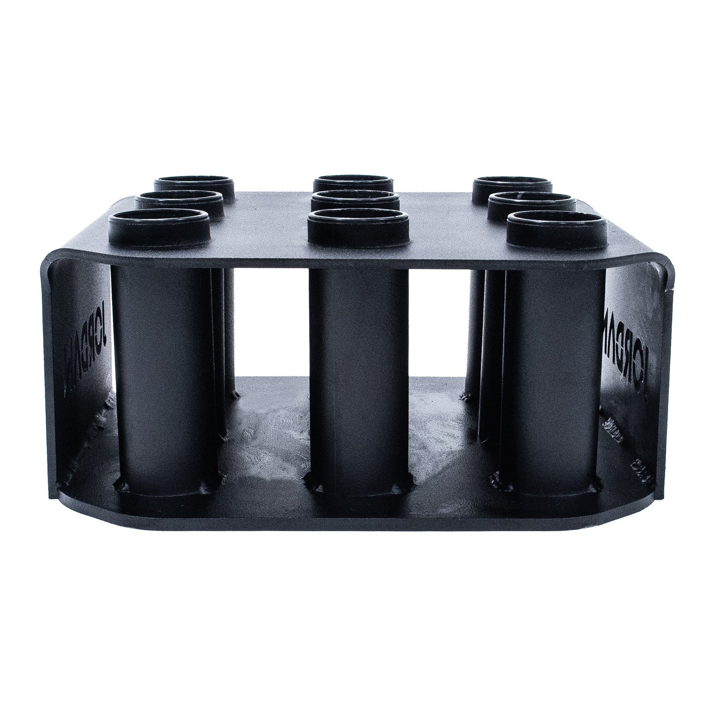 JORDAN Olympic Bar Holder - Holds 9, Black - alternate angle