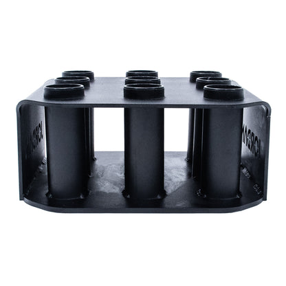 JORDAN Olympic Bar Holder - Holds 9, Black - alternate angle