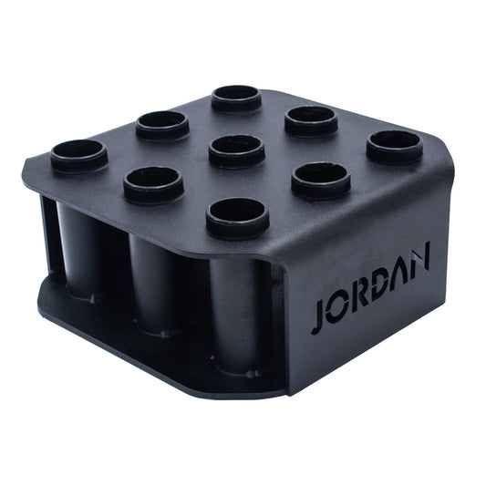 JORDAN Olympic Bar Holder - Holds 9, Black - main product view