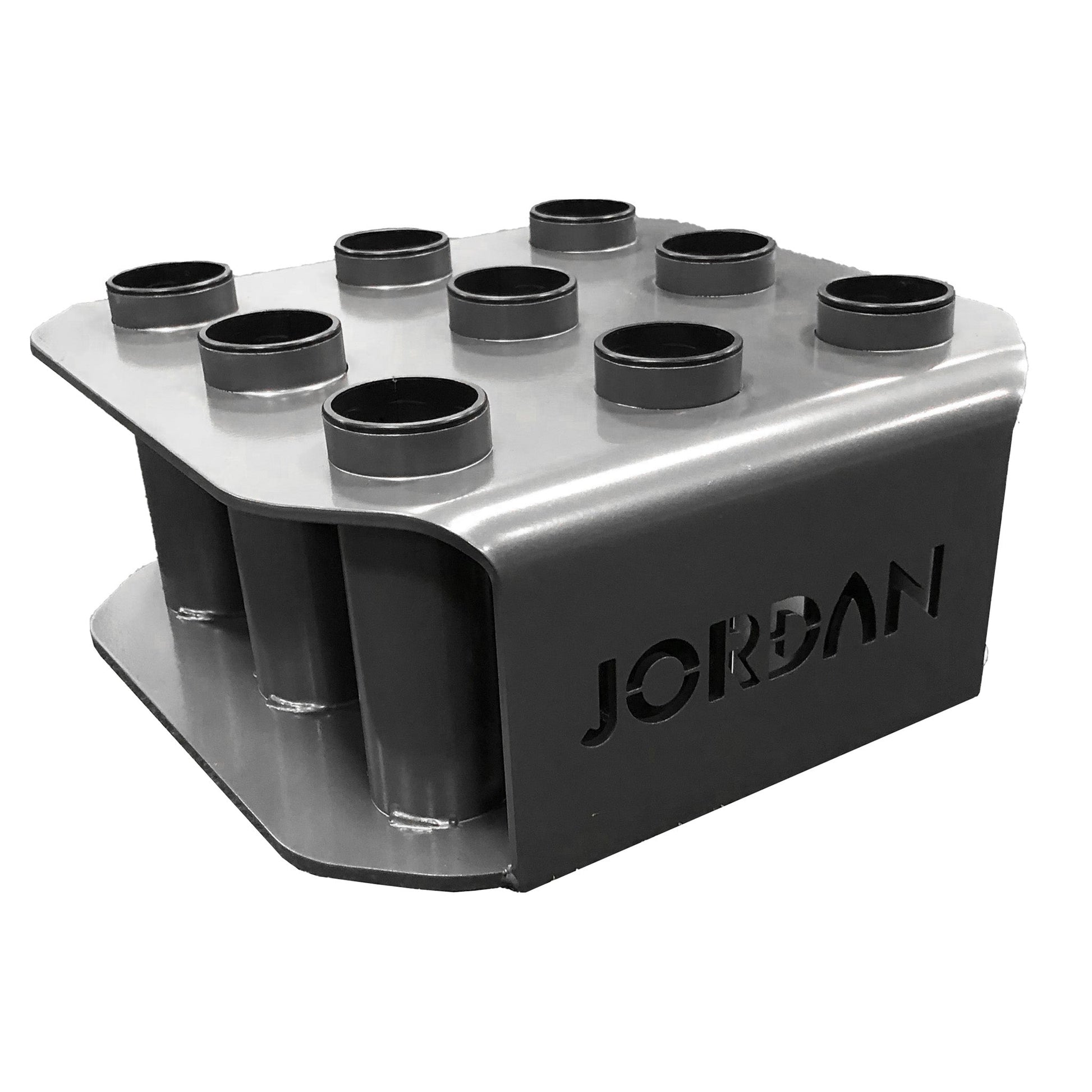 JORDAN Olympic Bar Holder - Holds 9, Grey - main product view