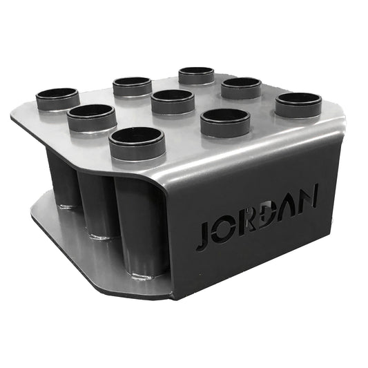 JORDAN Olympic Bar Holder - Holds 9, Grey - main product view