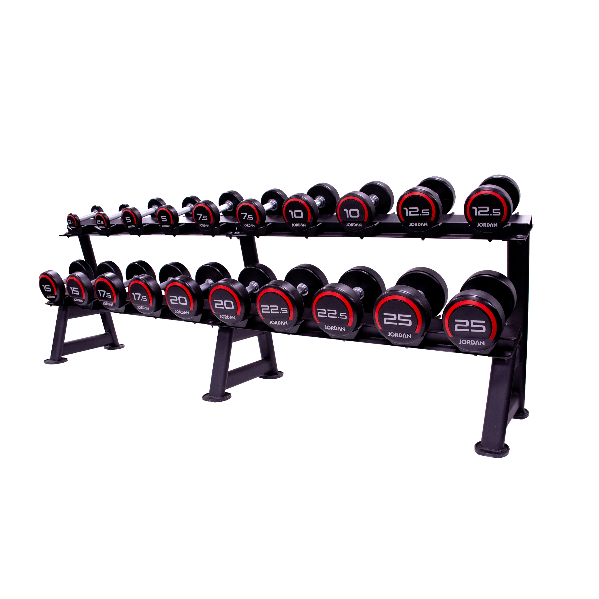 JORDAN 10 pair, 2 tier dumbbell rack with saddles, oval, Black;JORDAN 10 pair, 2 tier dumbbell rack with saddles, oval, Black;JORDAN 10 pair, 2 tier dumbbell rack with saddles, oval, Black;JORDAN 10 pair, 2 tier dumbbell rack with saddles, oval, Black;JORDAN 10 pair, 2 tier dumbbell rack with saddles, oval, Black