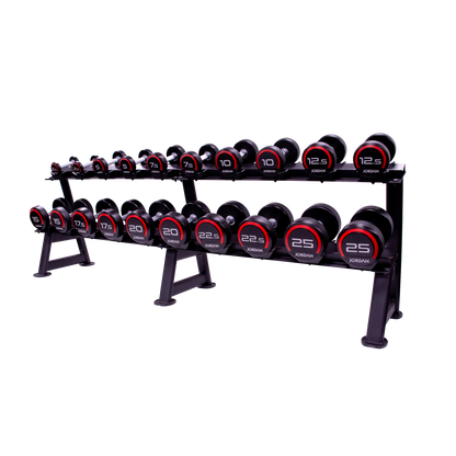 JORDAN 10 pair, 2 tier dumbbell rack with saddles, oval, Black;JORDAN 10 pair, 2 tier dumbbell rack with saddles, oval, Black;JORDAN 10 pair, 2 tier dumbbell rack with saddles, oval, Black;JORDAN 10 pair, 2 tier dumbbell rack with saddles, oval, Black;JORDAN 10 pair, 2 tier dumbbell rack with saddles, oval, Black