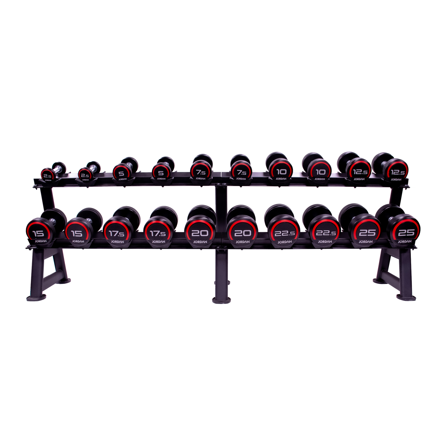 JORDAN 10 pair, 2 tier dumbbell rack with saddles, oval, Black;JORDAN 10 pair, 2 tier dumbbell rack with saddles, oval, Black;JORDAN 10 pair, 2 tier dumbbell rack with saddles, oval, Black;JORDAN 10 pair, 2 tier dumbbell rack with saddles, oval, Black;JORDAN 10 pair, 2 tier dumbbell rack with saddles, oval, Black