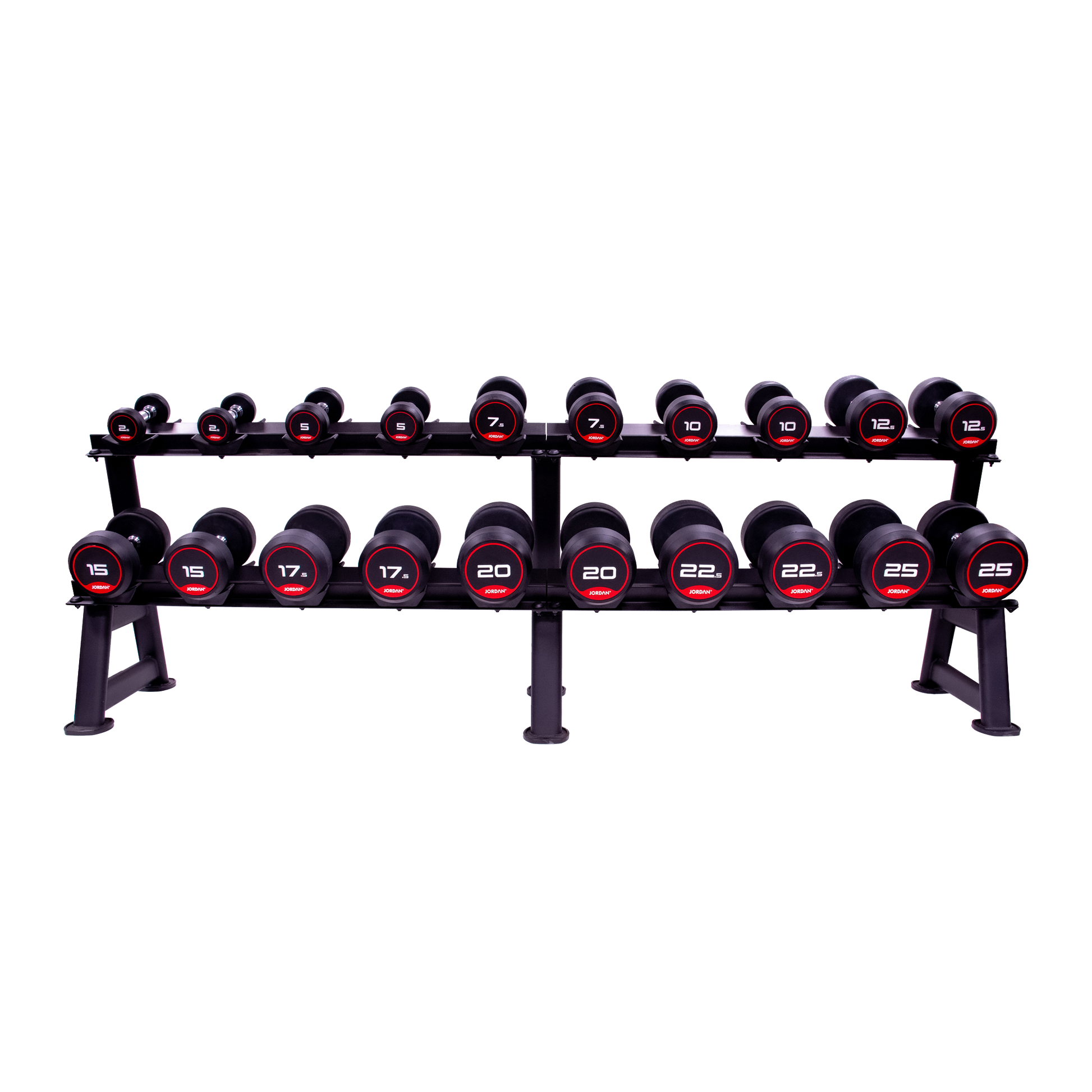 JORDAN 10 pair, 2 tier dumbbell rack with saddles, oval, Black;JORDAN 10 pair, 2 tier dumbbell rack with saddles, oval, Black;JORDAN 10 pair, 2 tier dumbbell rack with saddles, oval, Black;JORDAN 10 pair, 2 tier dumbbell rack with saddles, oval, Black;JORDAN 10 pair, 2 tier dumbbell rack with saddles, oval, Black