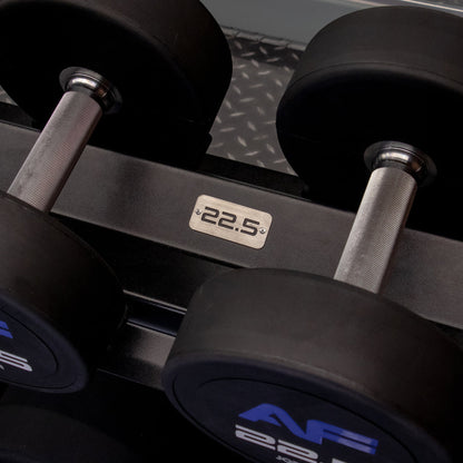 JORDAN® 10 Pair, 2 Tier Dumbbell Rack including Weight Labels (Oval Frame);JORDAN® 10 Pair, 2 Tier Dumbbell Rack including Weight Labels (Oval Frame);JORDAN® 10 Pair, 2 Tier Dumbbell Rack including Weight Labels (Oval Frame);JORDAN® 10 Pair, 2 Tier Dumbbell Rack including Weight Labels (Oval Frame);JORDAN® 10 Pair, 2 Tier Dumbbell Rack including Weight Labels (Oval Frame)