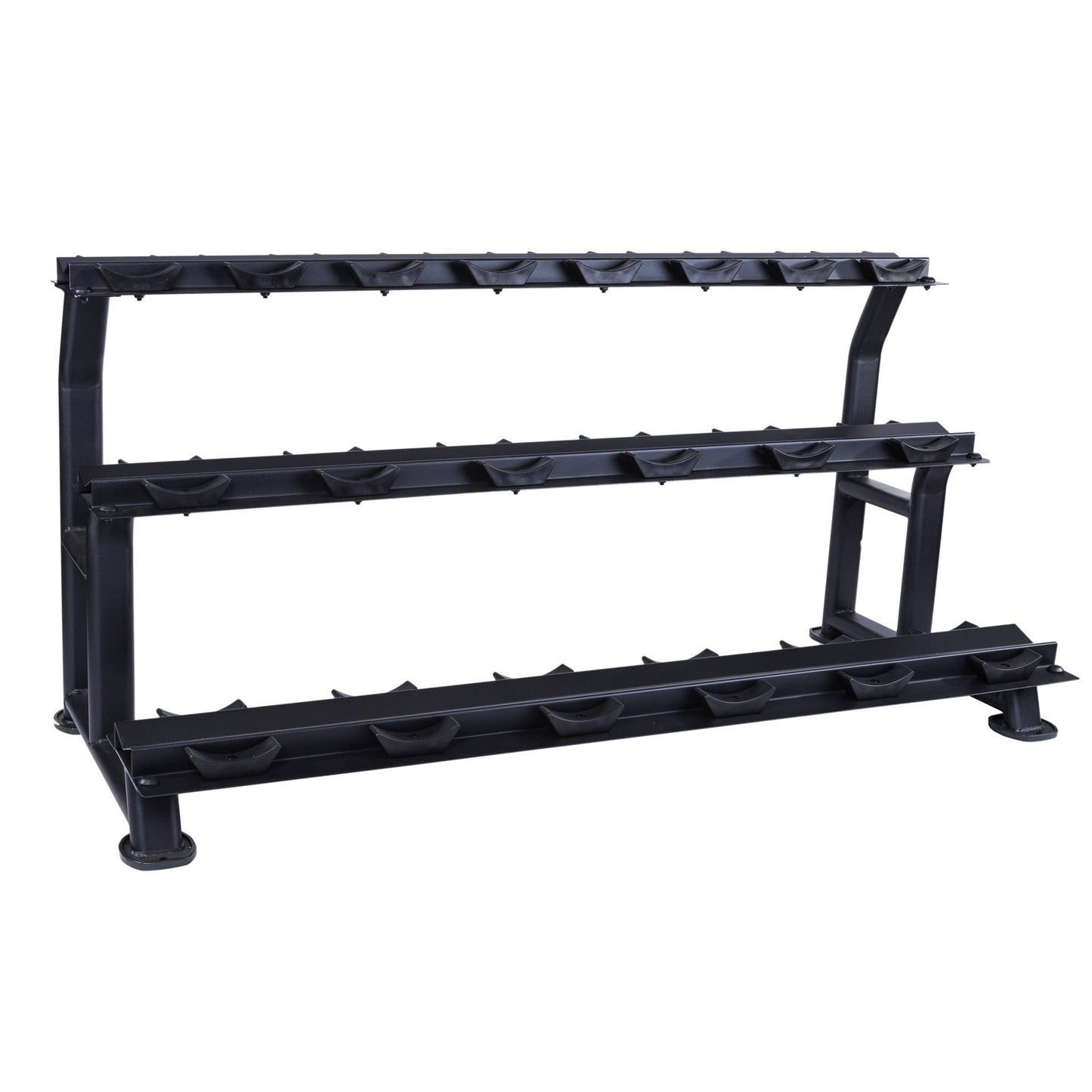 JORDAN 10 Pair Dumbbell Rack (3 Tier, Oval) - main product view
