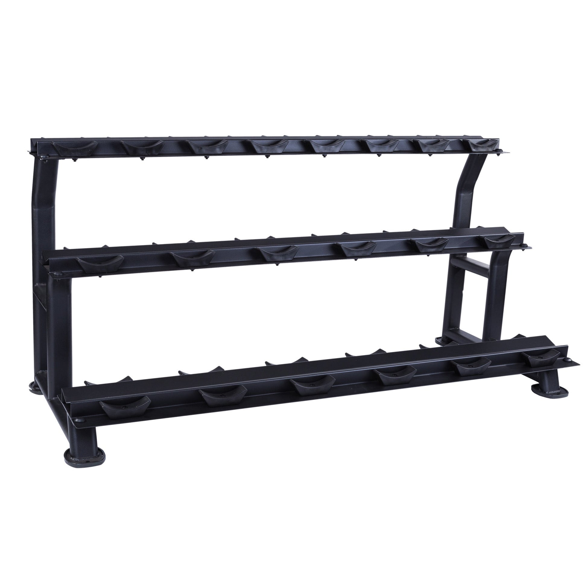 JORDAN 10 Pair Dumbbell Rack (3 Tier, Oval) - main product view