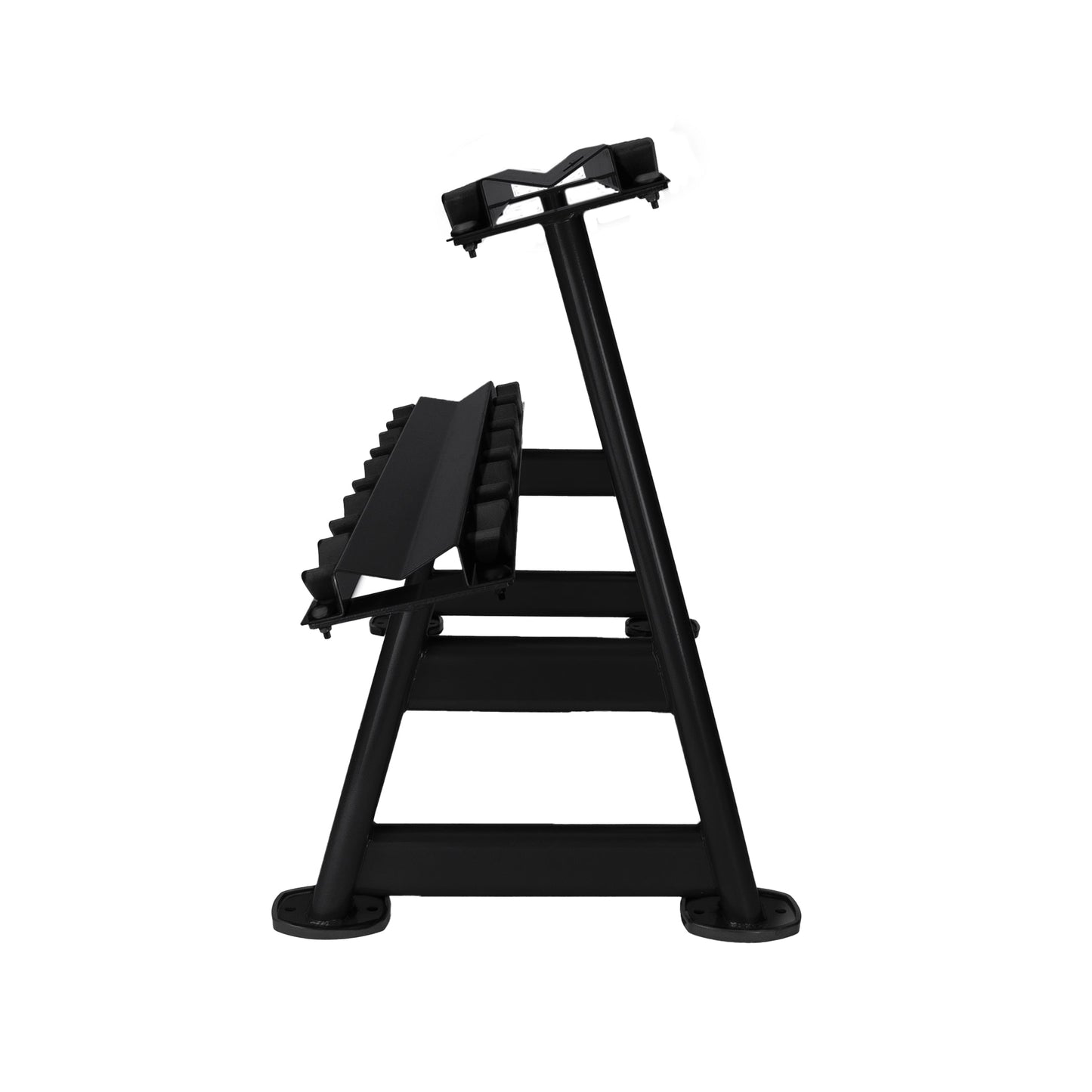 JORDAN 5 Pair Dumbbell Rack (2 Tier, Oval) - detail view