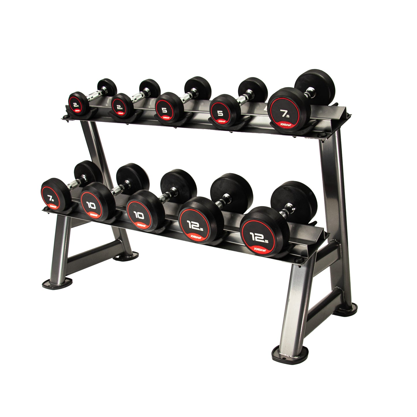JORDAN 5 Pair Dumbbell Rack (2 Tier, Oval) - view 7