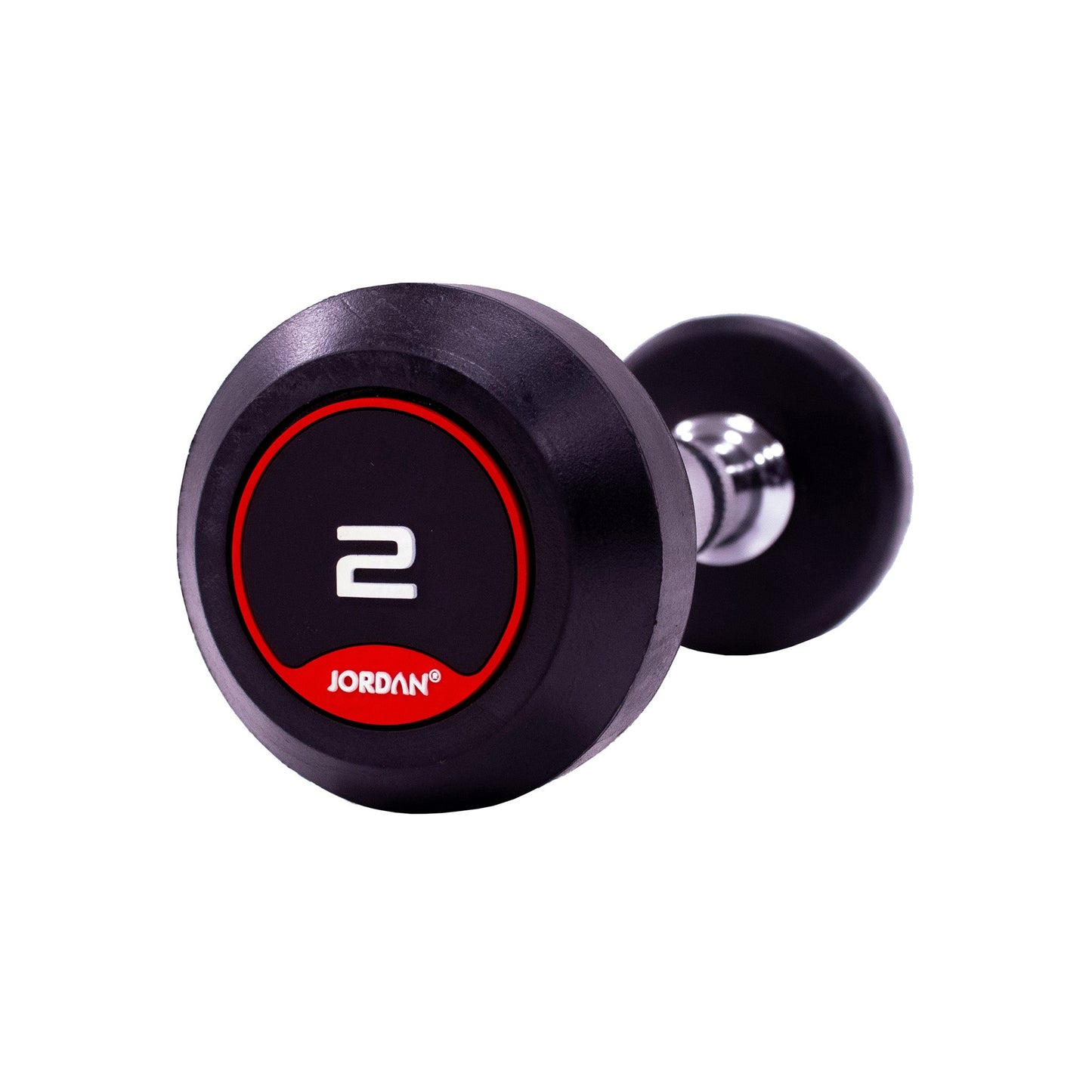 JORDAN Classic Rubber Dumbbells - Red