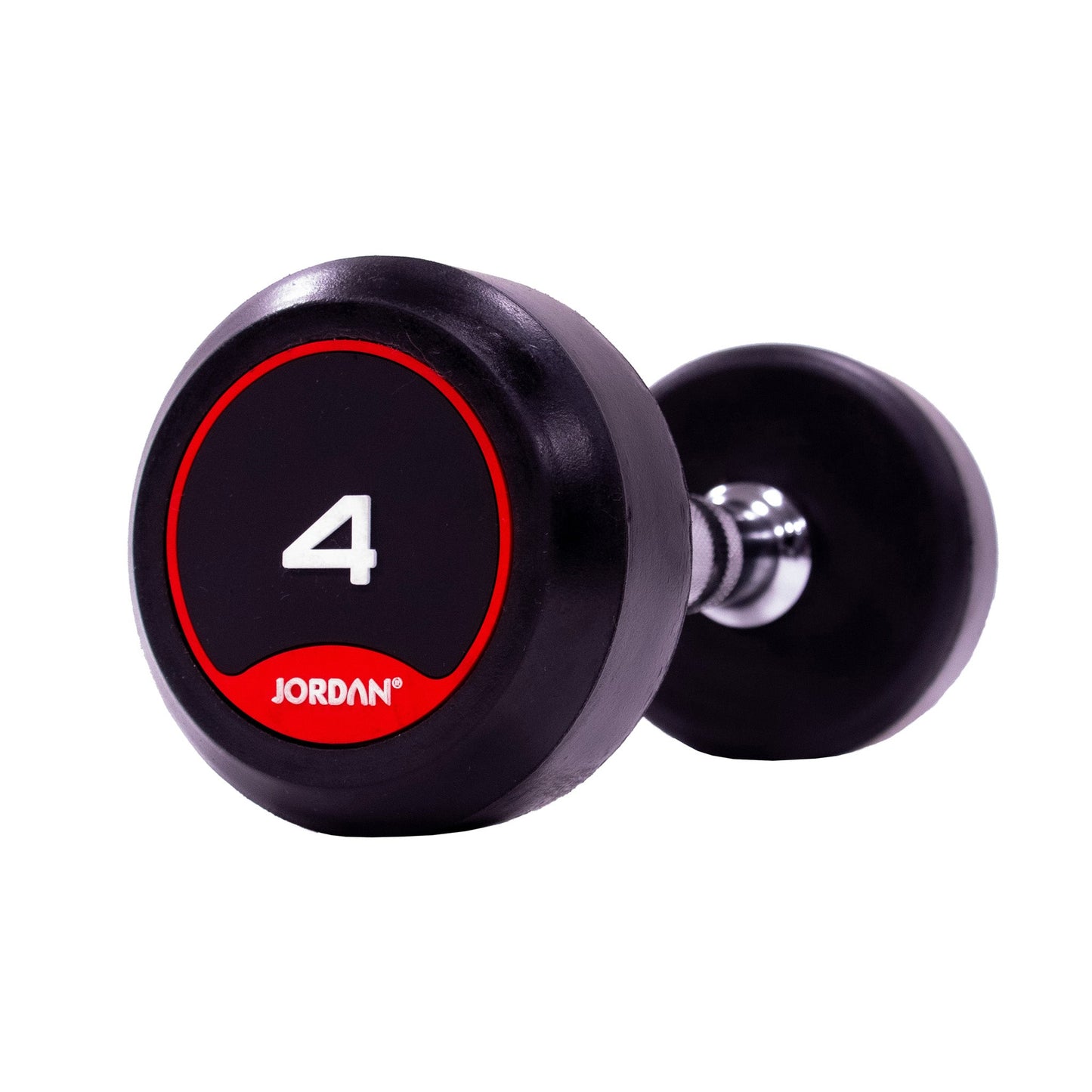 JORDAN Classic Rubber Dumbbells - Red