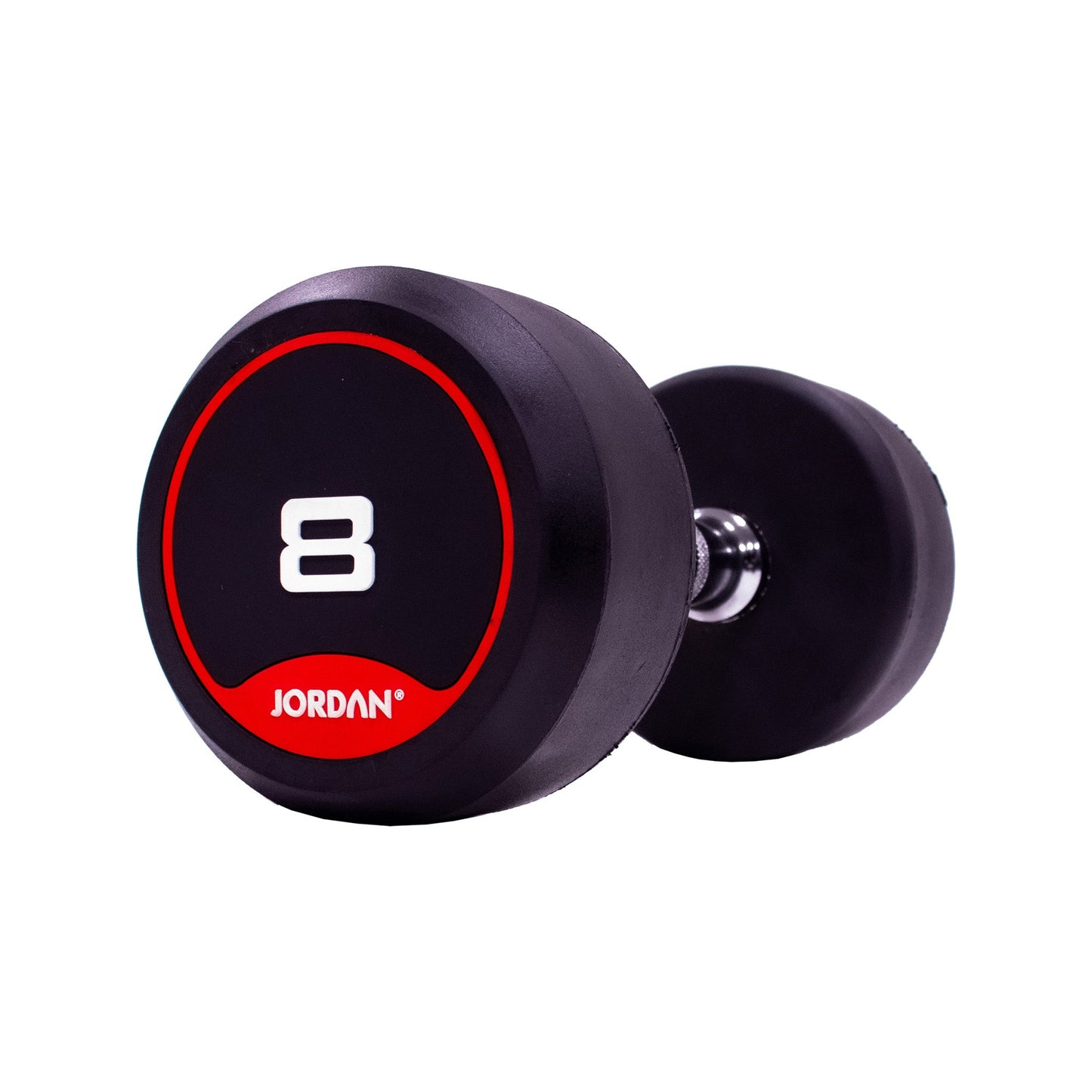 JORDAN Classic Rubber Dumbbells - Red