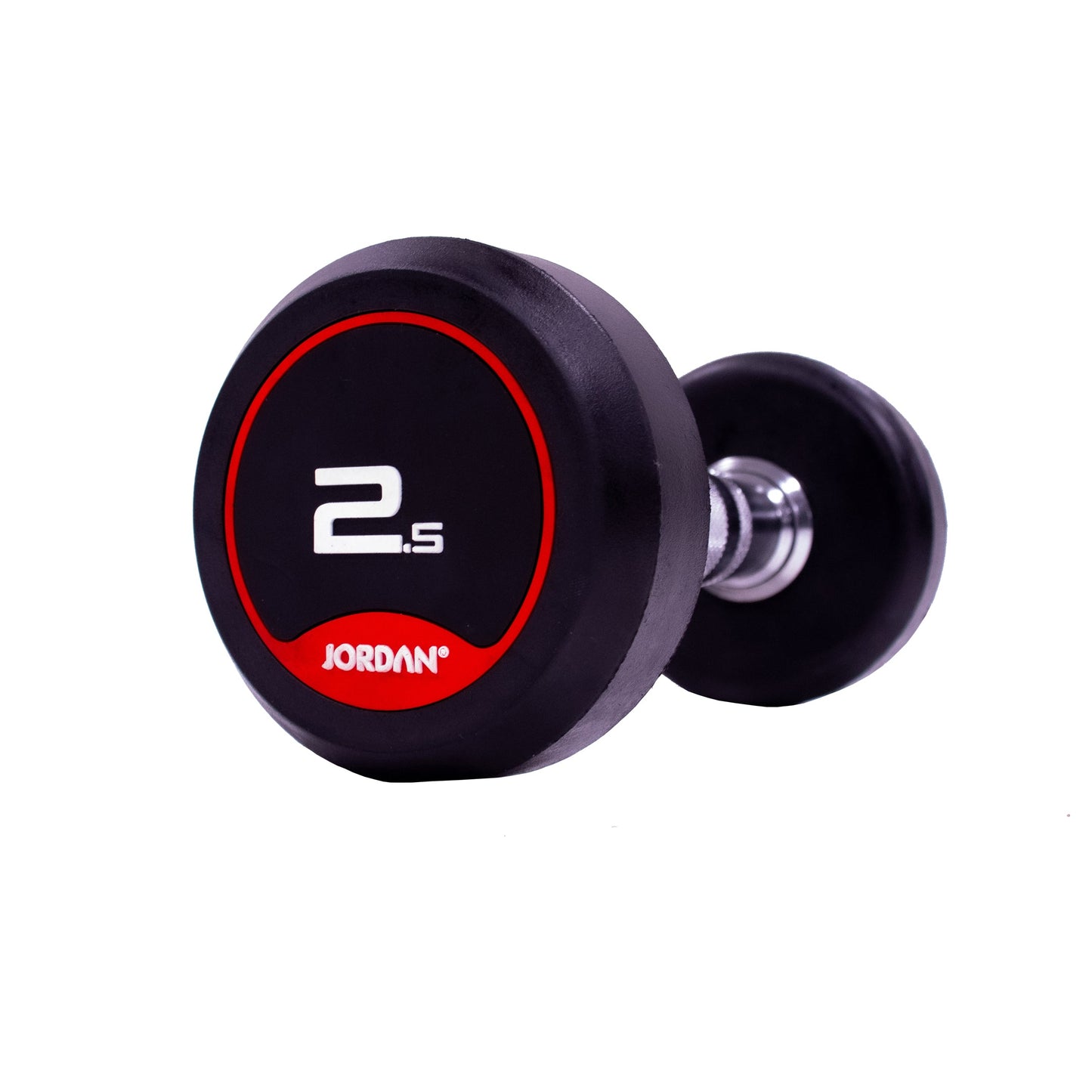 JORDAN Classic Rubber Dumbbells - Red