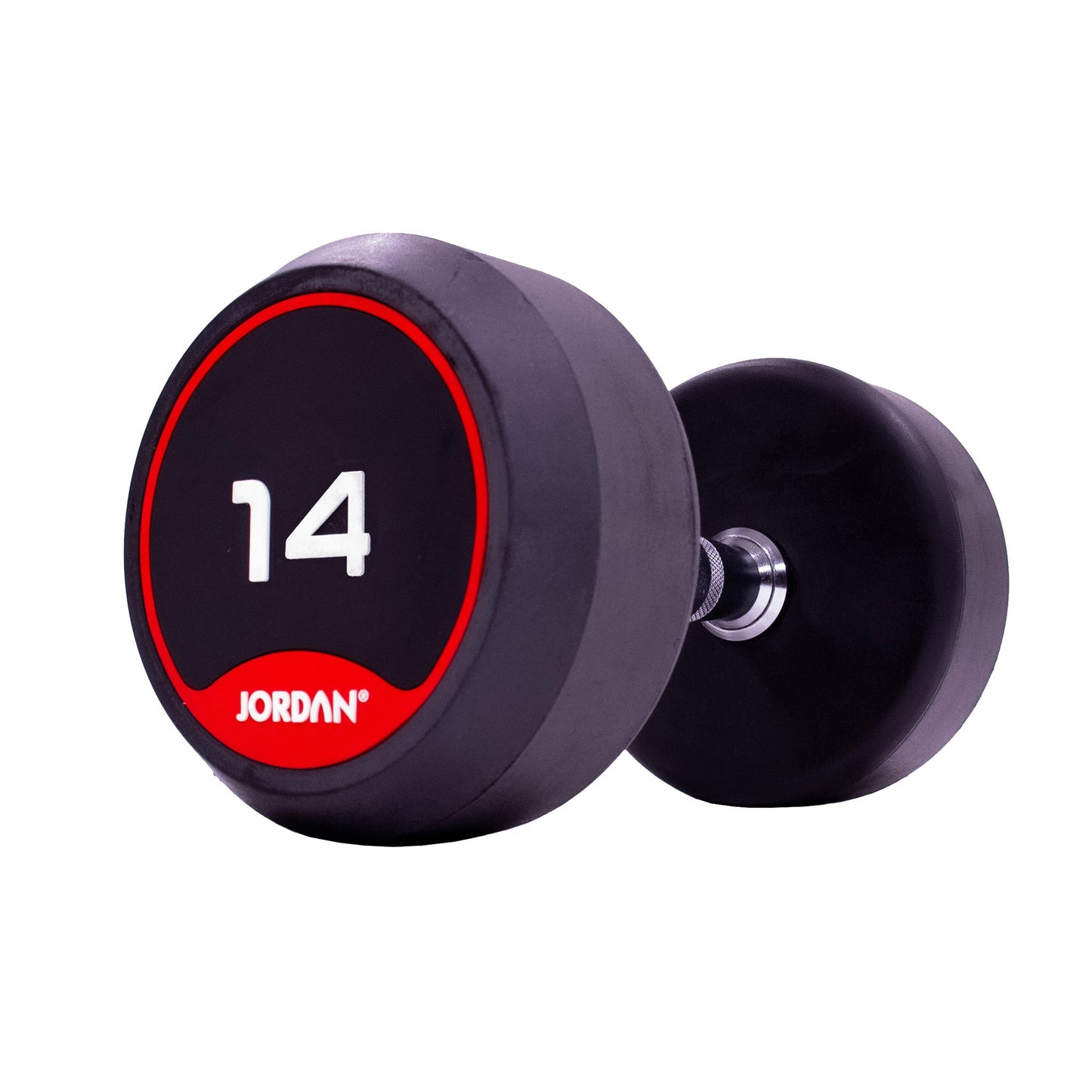 JORDAN Classic Rubber Dumbbells - Red