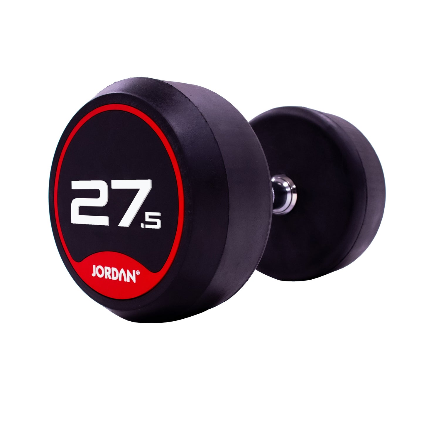 JORDAN Classic Rubber Dumbbells - Red