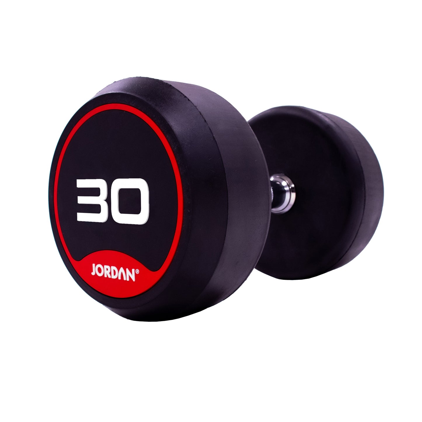 JORDAN Classic Rubber Dumbbells - Red