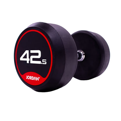 JORDAN Classic Rubber Dumbbells - Red