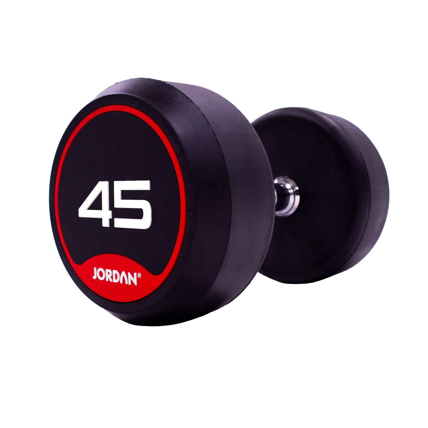 JORDAN Classic Rubber Dumbbells - Red