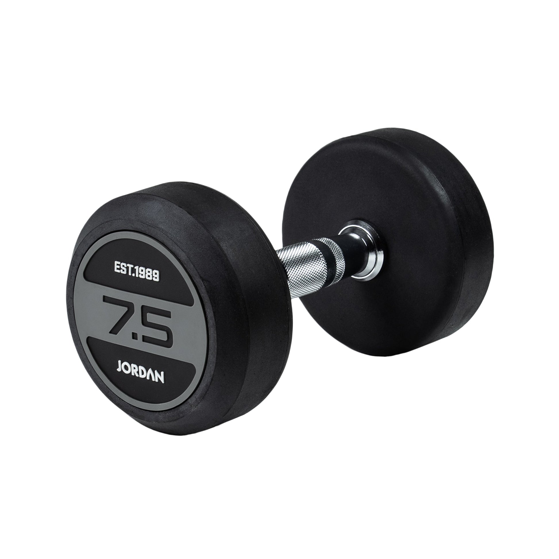 JORDAN Classic Rubber Dumbbells - Grey - view 4