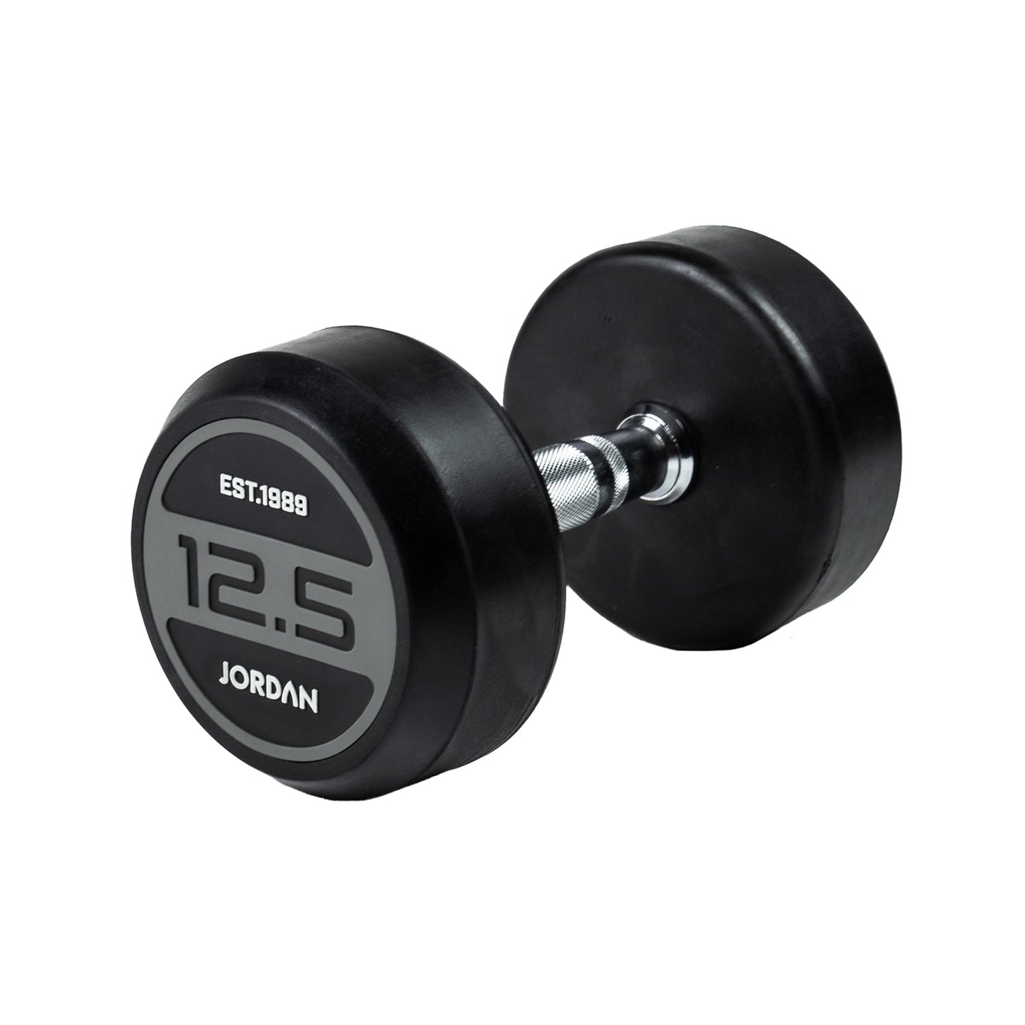 JORDAN Classic Rubber Dumbbells - Grey - view 6