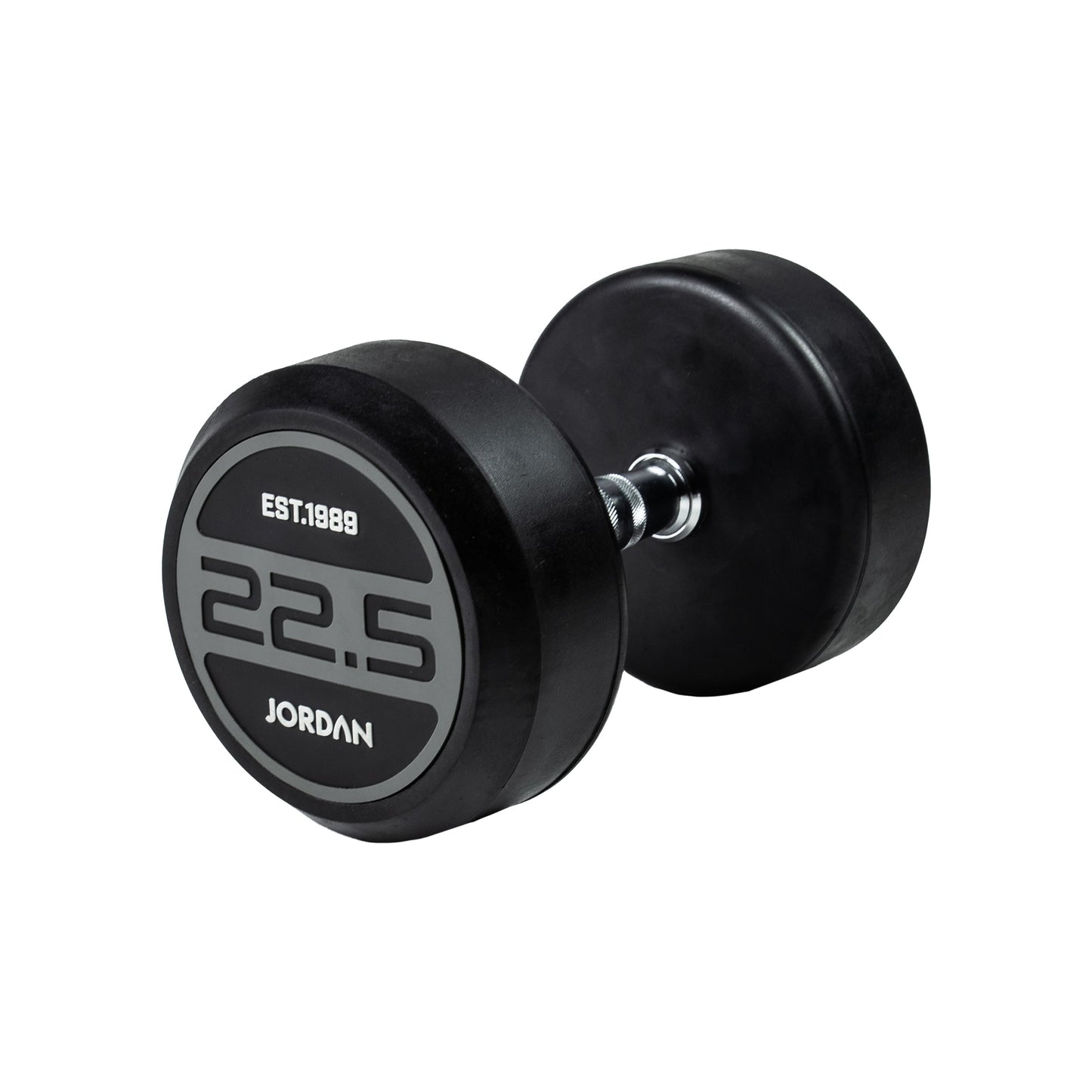 JORDAN Classic Rubber Dumbbells - Grey - view 10