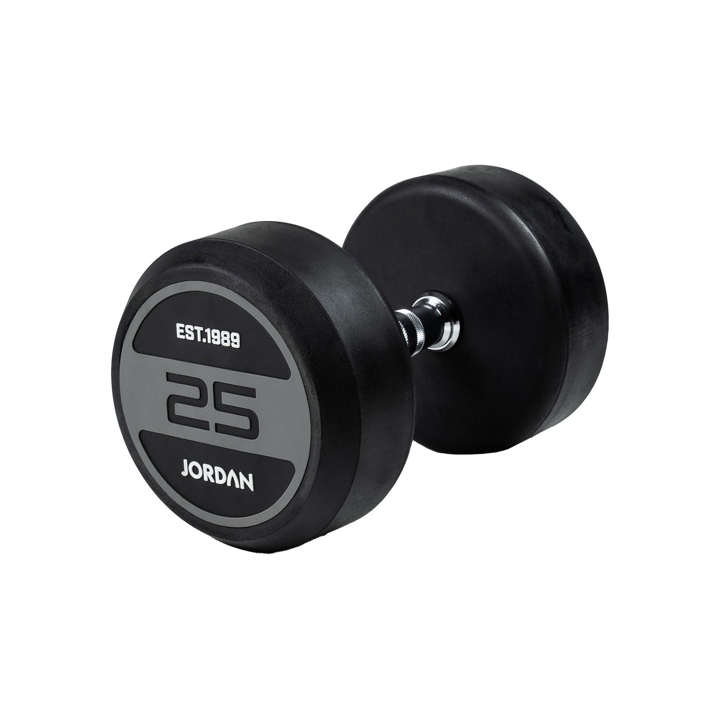 JORDAN Classic Rubber Dumbbells - Grey - view 11