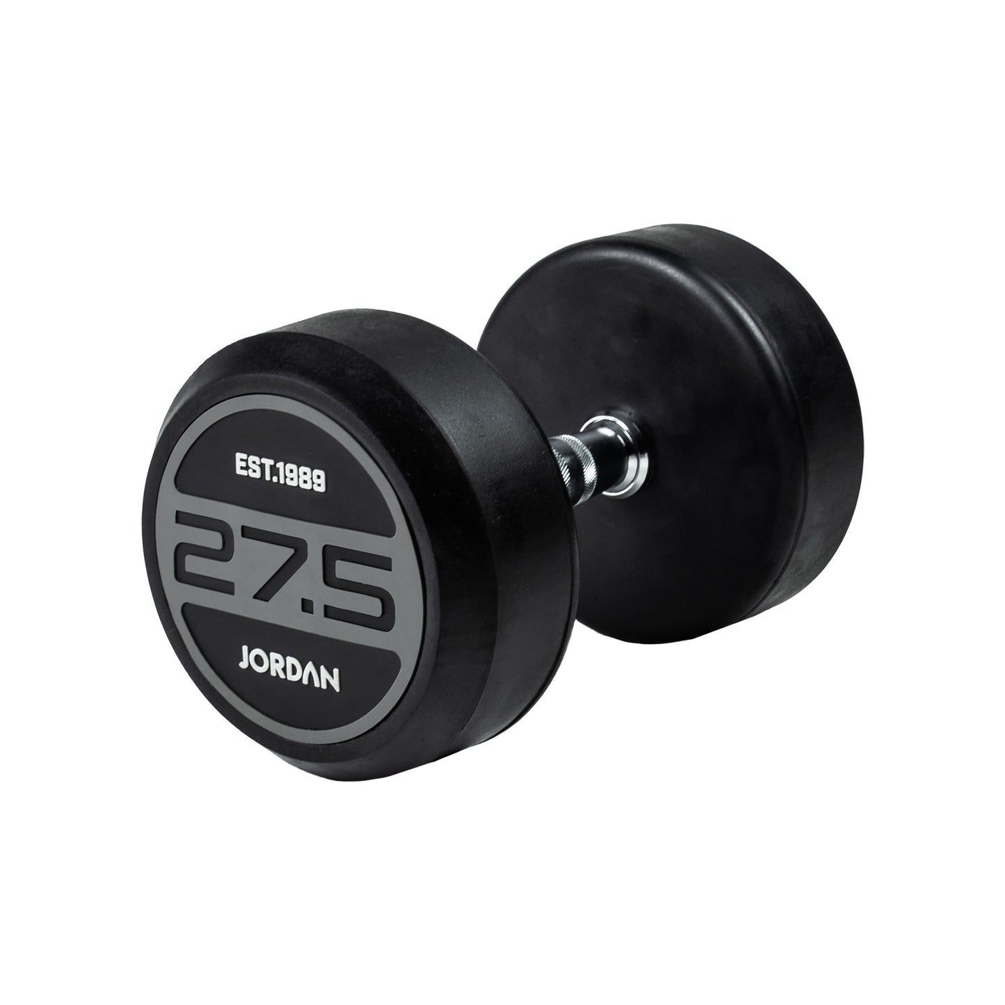 JORDAN Classic Rubber Dumbbells - Grey - view 12