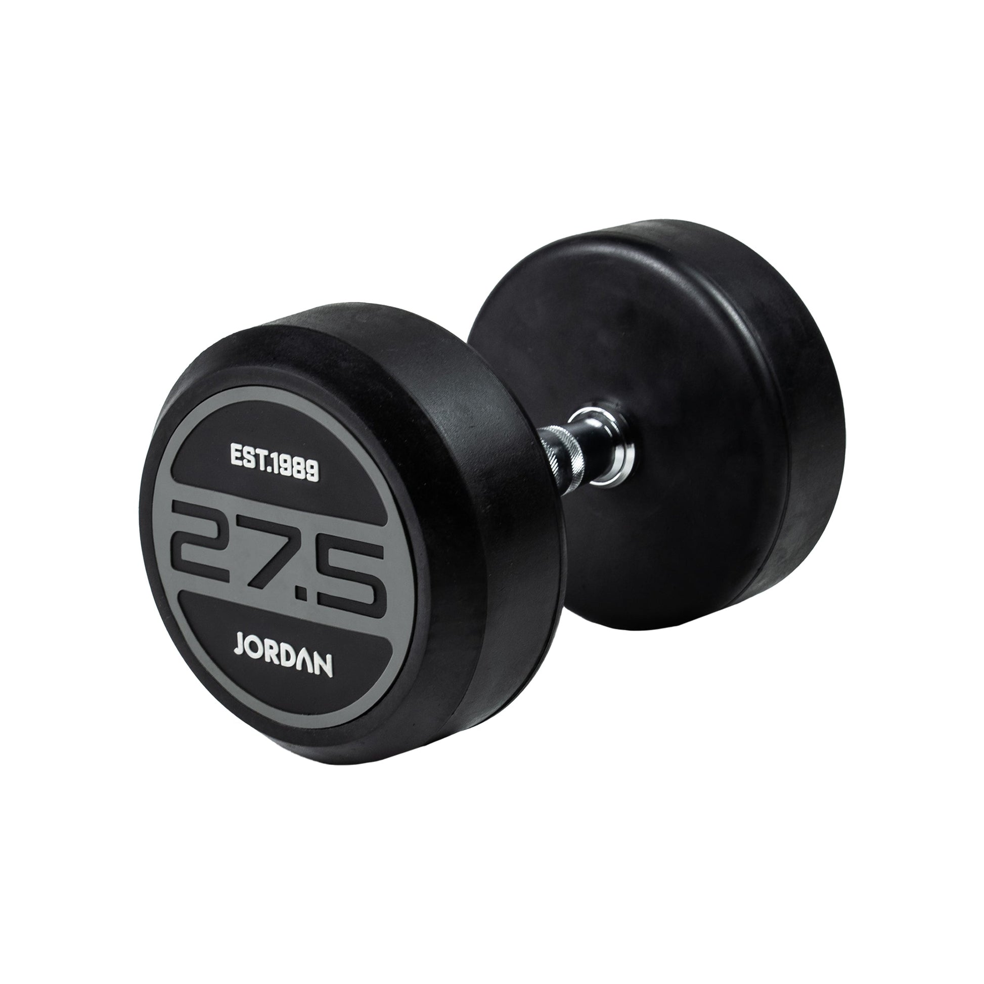 JORDAN Classic Rubber Dumbbells - Grey - view 12