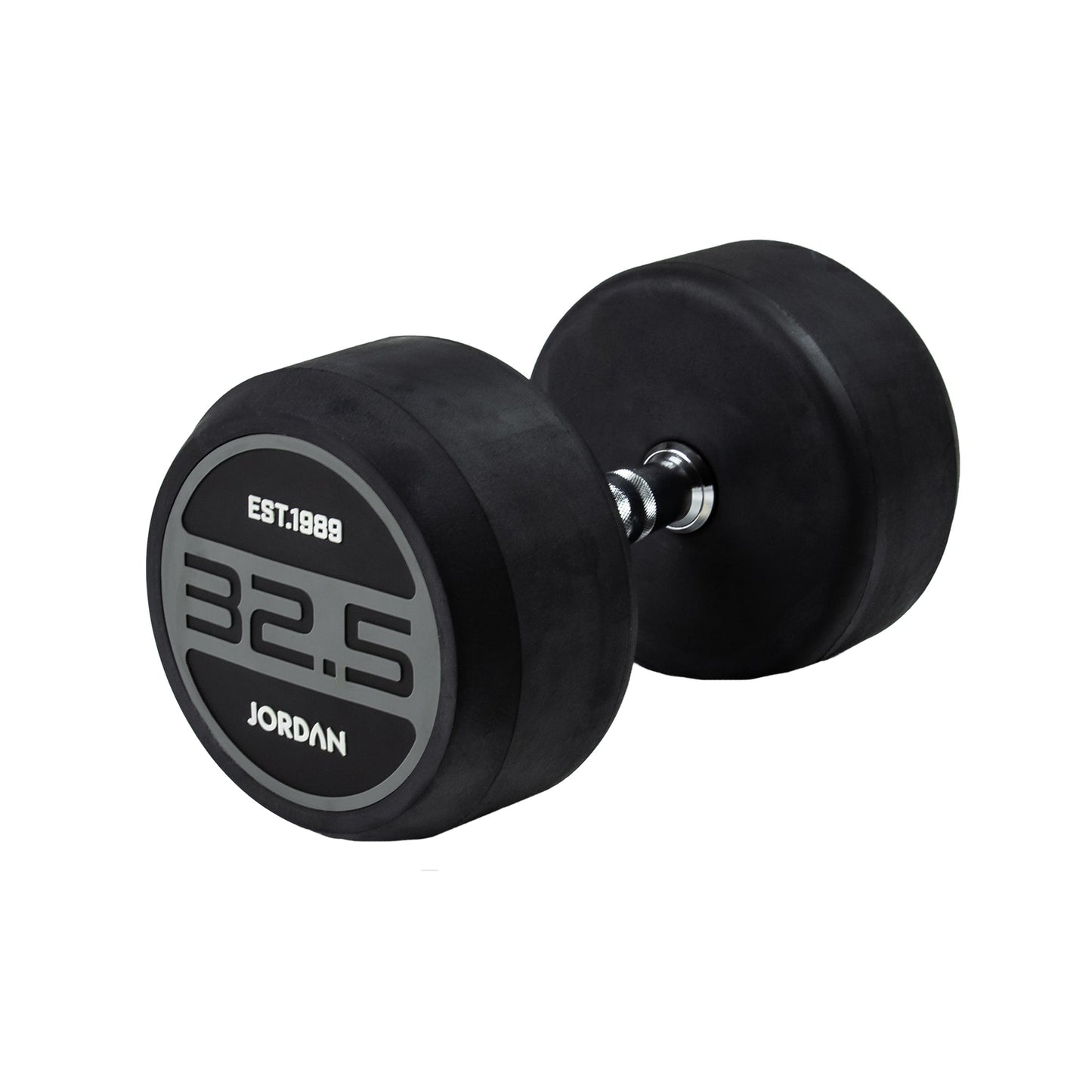 JORDAN Classic Rubber Dumbbells - Grey - view 14
