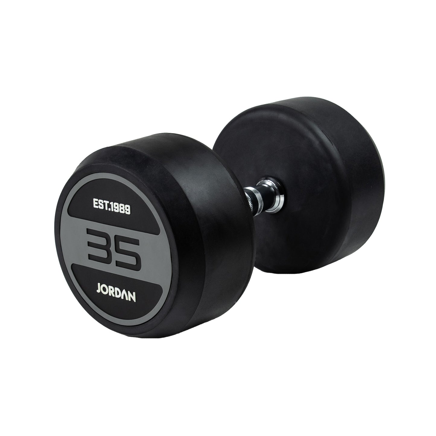 JORDAN Classic Rubber Dumbbells - Grey - view 15