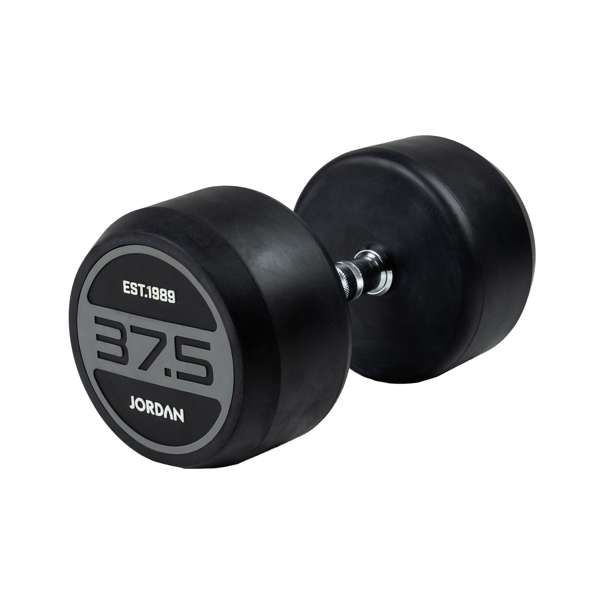 JORDAN Classic Rubber Dumbbells - Grey - view 16