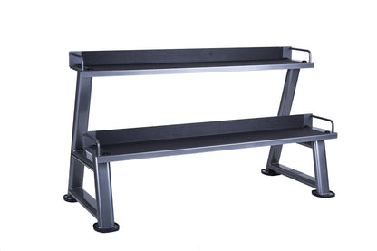 JORDAN Kettlebell Rack, 2 tier, Grey - main product view
