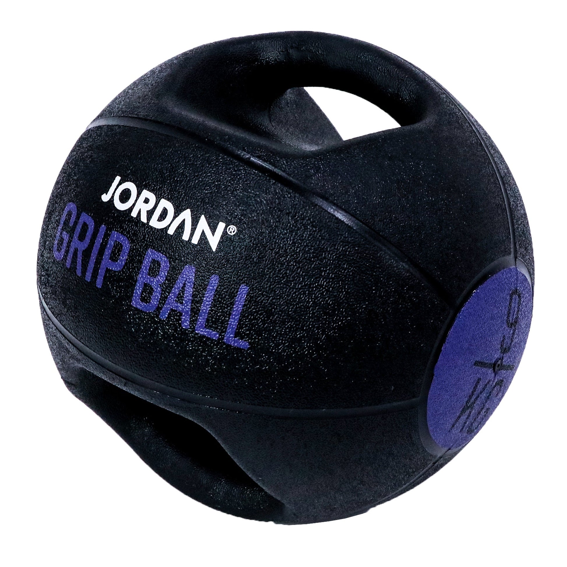 JORDAN 9Kg Double grip medicine ball  - Purple - main product view