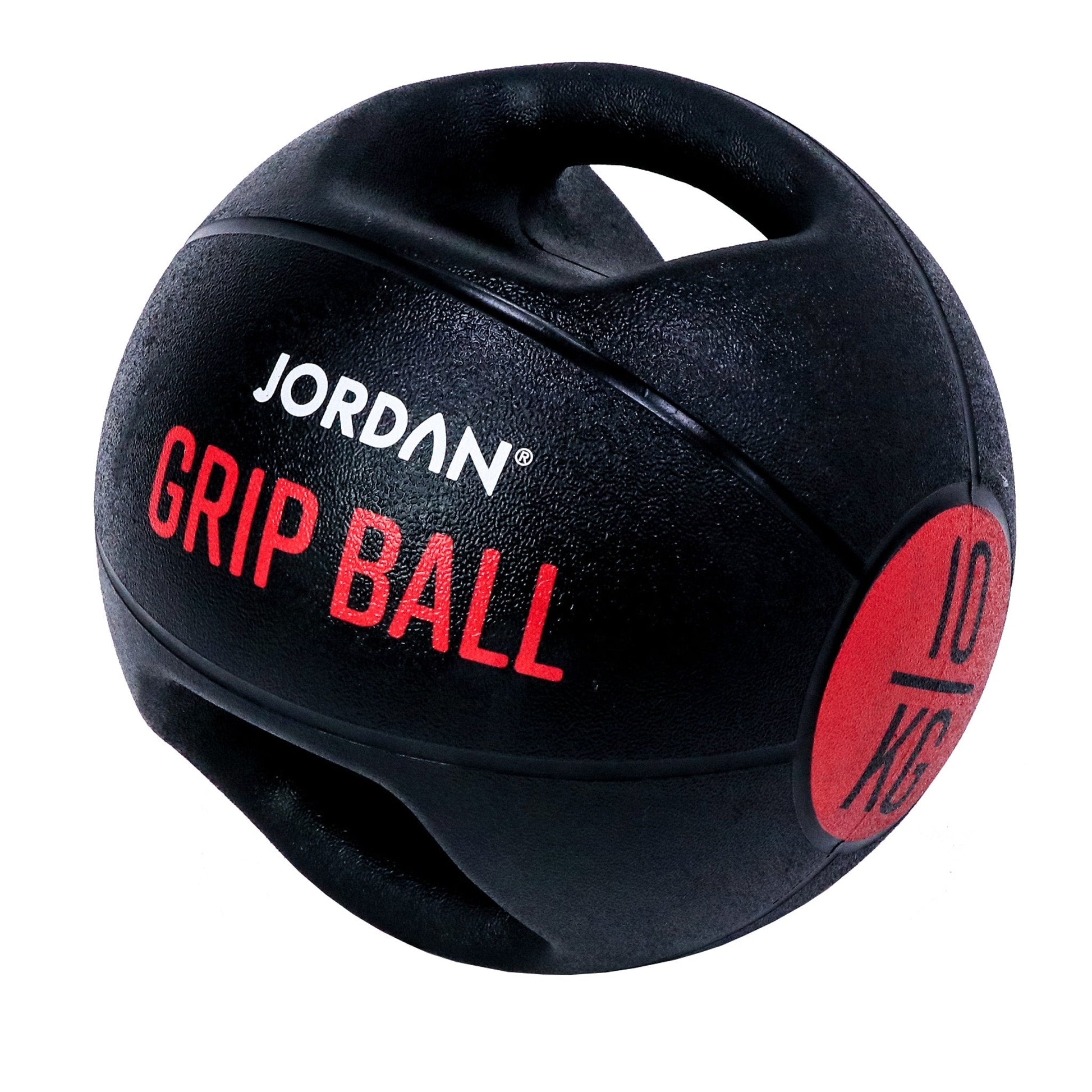 JORDAN 10Kg Double grip medicine ball  - Red - main product view