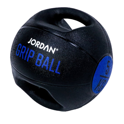 JORDAN 5Kg Double grip medicine ball  - Blue - main product view