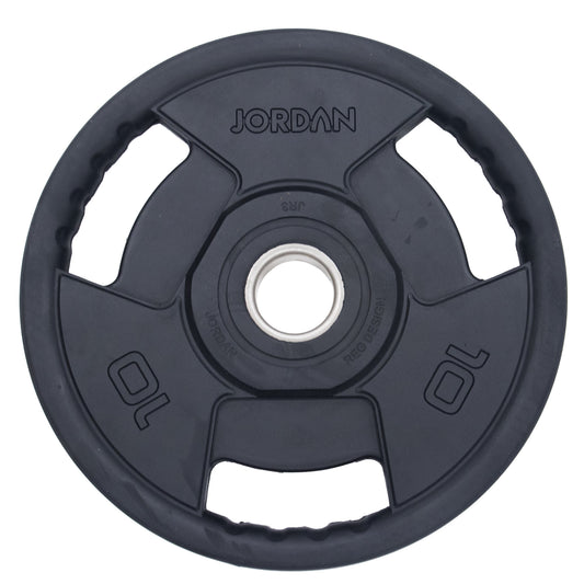 JORDAN 10kg Classic Rubber Olympic Plate - main product view