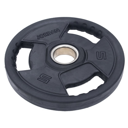 JORDAN 140kg Classic Rubber Olympic Plate and Bar Set (NEW BAR) - view 6