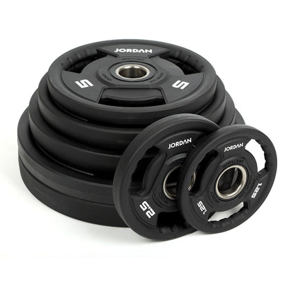 JORDAN 25kg Classic Urethane Olympic Plate - alternate angle