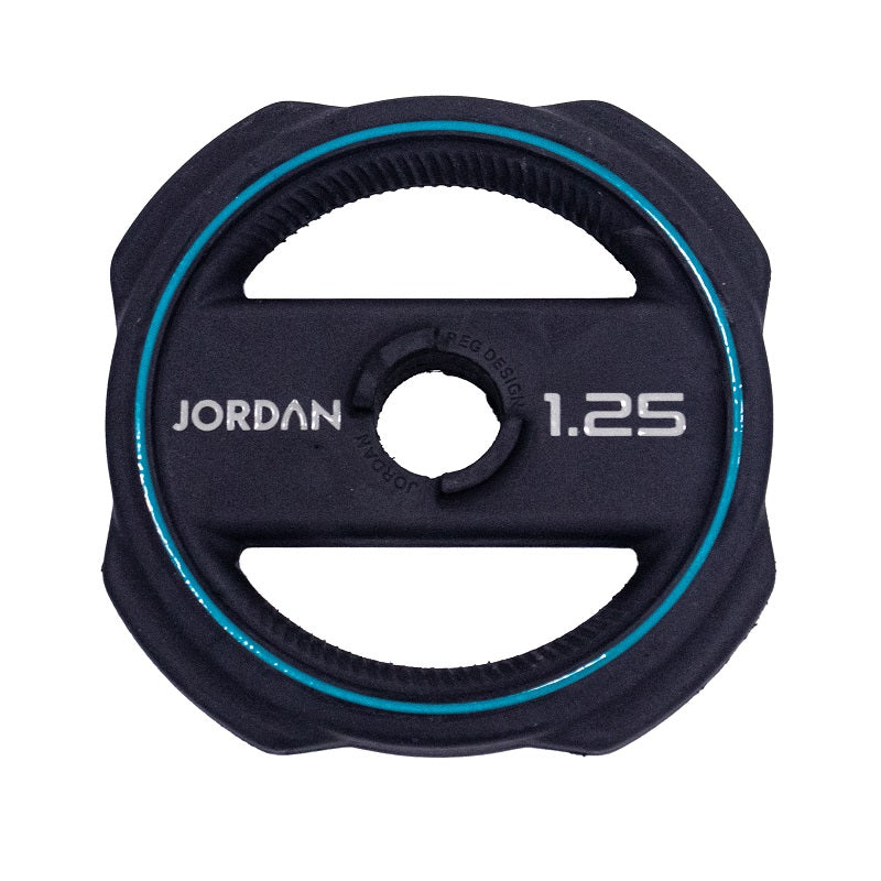 JORDAN 1.25kg Ignite Pump X Rubber Studio Barbell plate - AresFit