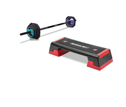 JORDAN Ignite Pump X Urethane Studio Barbell Set - Colour coded