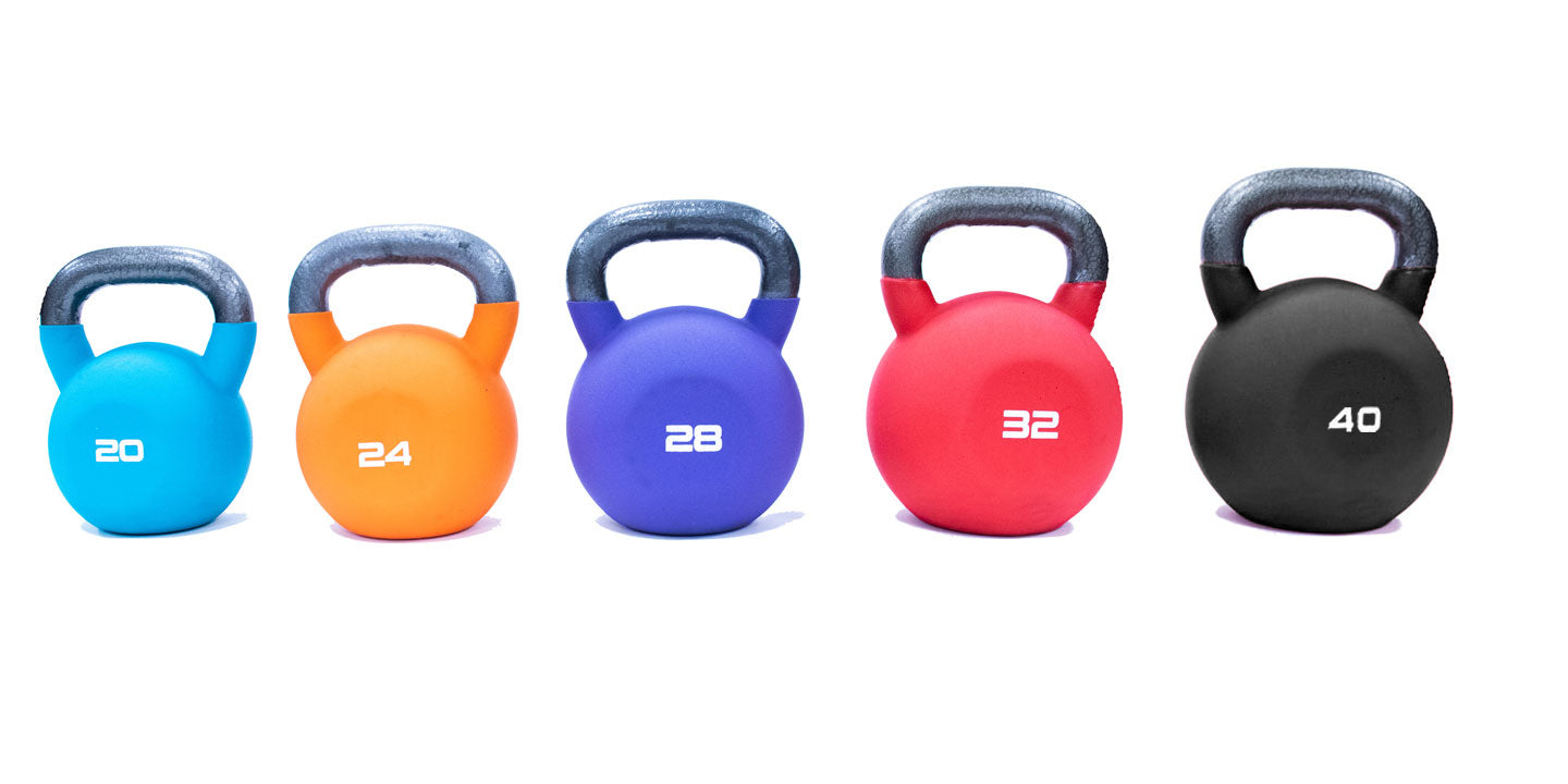 JORDAN 16kg Red Neoprene Covered Kettlebell