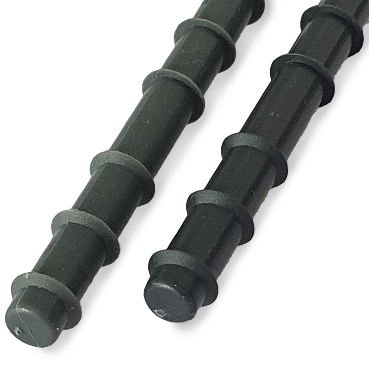 JORDAN Activ SHOX - SBR/EPDM Gym Flooring - 500mm x 1000mm Tile, Grey Fleck - 40mm - Including Plastic Joining Pins - alternate angle