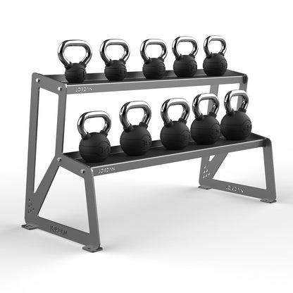JORDAN Kettlebell Rack - Grey - alternate angle