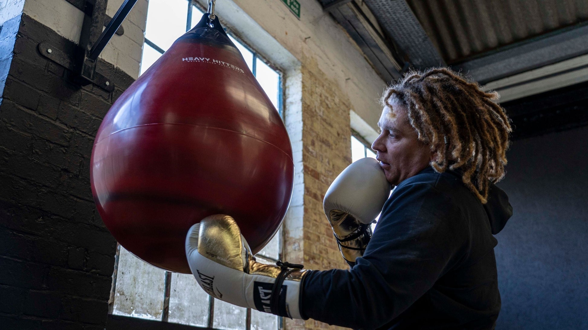 Heavy Hitters 18" Water Punch Bag - Black - additional view