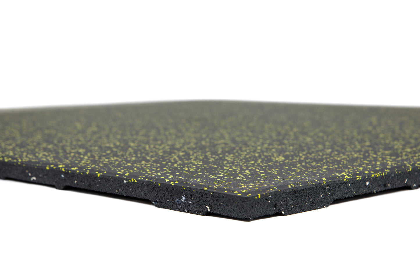 STOCKZ Connect Fifteen 20mm yellow rubber flooring close-up