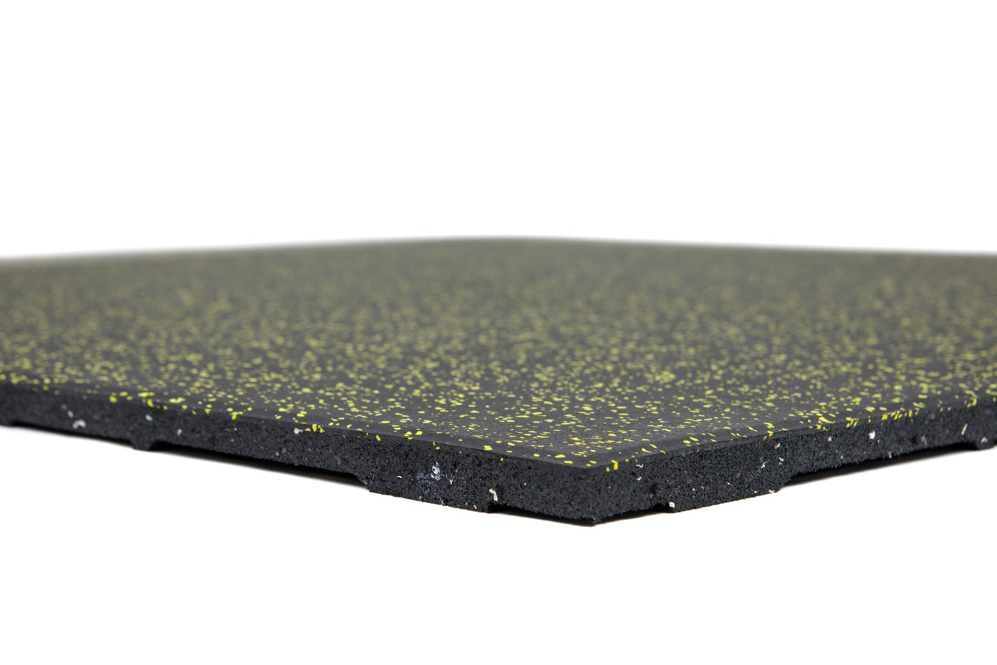 STOCKZ Connect Fifteen 20mm yellow rubber flooring close-up