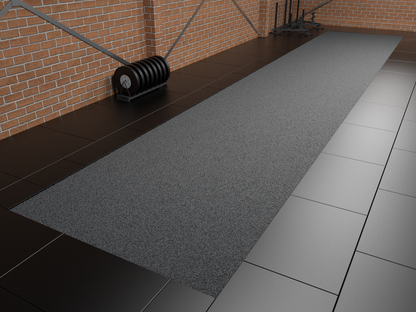 Trackz Uni Indoor anthracite training turf installed in a gym